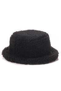 Teddy Bear Fur Bucket Hat