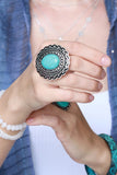 Bohemian mandala flower with natural stone stretch ring