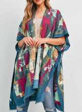 Load image into Gallery viewer, Women Abstract Print Shawl - Teal