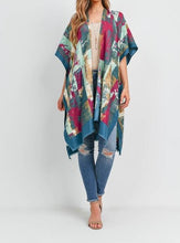 Load image into Gallery viewer, Women Abstract Print Shawl - Teal