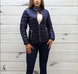 Zip Down Puffer Jacket -Women