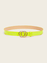 Load image into Gallery viewer, Double O-ring Neon Yellow Belt