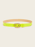 Double O-ring Neon Yellow Belt