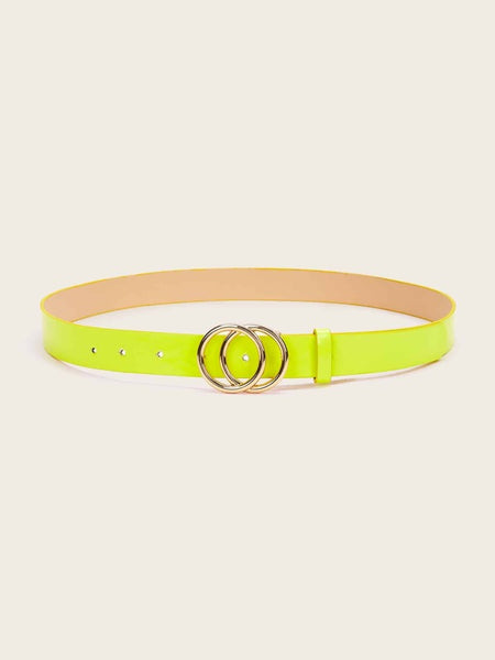 Double O-ring Neon Yellow Belt