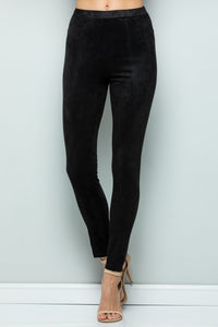 Stretchy Suede Pants Comfortable
