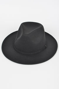 Faux Wool Two Tone Fedora Hat