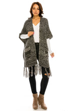 Load image into Gallery viewer, Shawl Cardigan Knit Vest