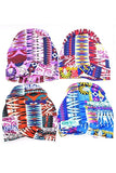 Abstract Pattern Print Turban Hats