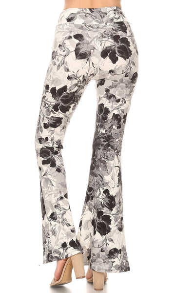 Floral printed high waisted palazzo pants Women