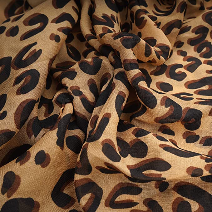 Women's Lightweight Leopard Print Scarf – La Collection by Cotton'n Things