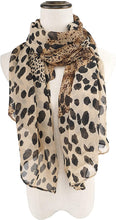 Load image into Gallery viewer, Women&#39;s Lightweight Animal Print Scarf