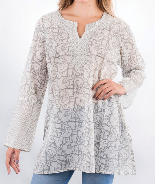 Printed Tunic Gray