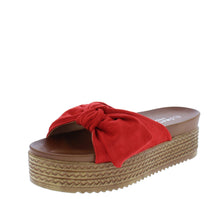 Load image into Gallery viewer, Platform Espadrille Wedge Open Toe