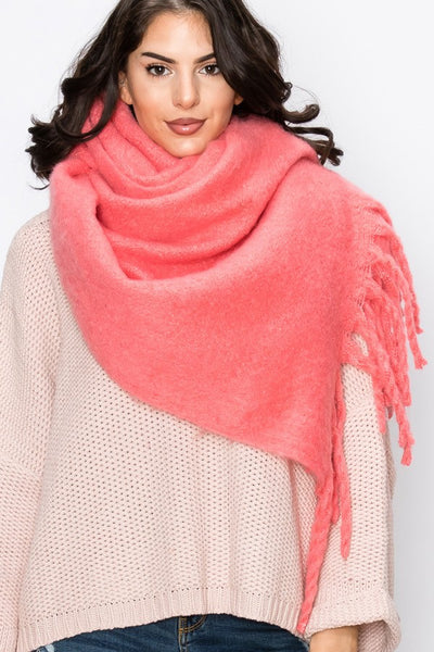 Ladies Scotch Fringe Soft Scarf