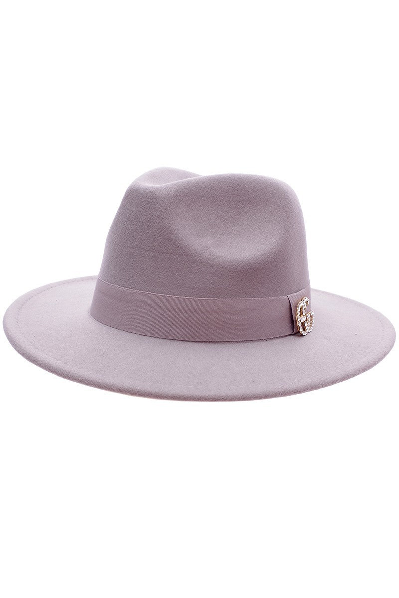 Fedora Hat with Pin