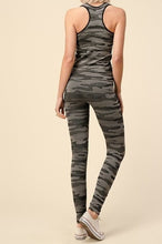 Load image into Gallery viewer, Camouflage print Tank Top &amp; pant Set