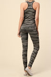 Camouflage print Tank Top & pant Set