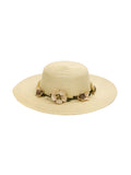 Hat Flower Decor Straw Hat Boho Hat