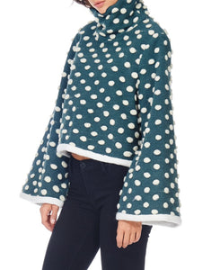 Kimono Polka Dot Sweater- women