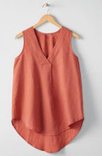 Load image into Gallery viewer, Sleevless Cotton- Linen blend Women Tank