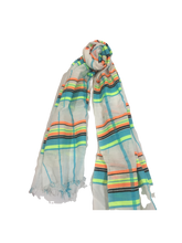 Load image into Gallery viewer, Hand-woven Organic Cotton Scarf