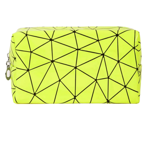 Green cosmetic bag