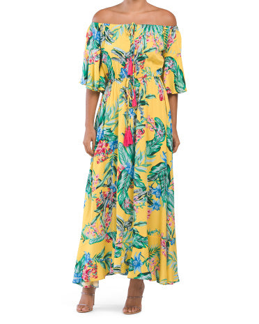 Yellow Multi Maxi Dress