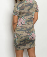 Load image into Gallery viewer, Camouflage dress women