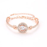 Ladies all-match simple temperament zircon bracelet