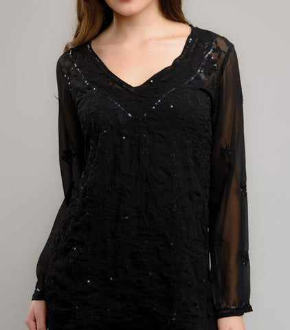 Black Tunic Sheer