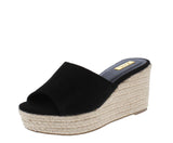 Platform Espadrille Wedge Open Toe