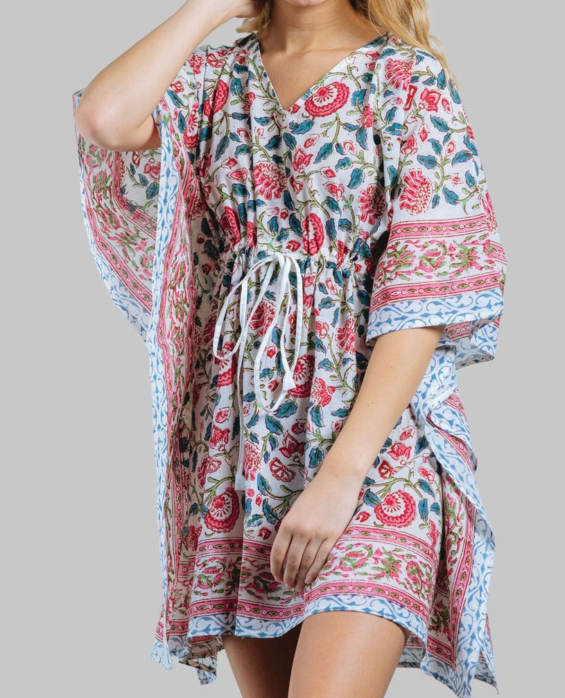 Block Print Caftan Kaftan