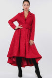 WAIST BELT HIGH LOW LACE COAT