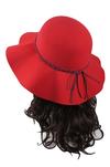 Braided Band Felt Floppy Hat