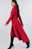 WAIST BELT HIGH LOW LACE COAT