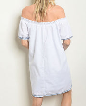 Load image into Gallery viewer, Cotton White Dress women