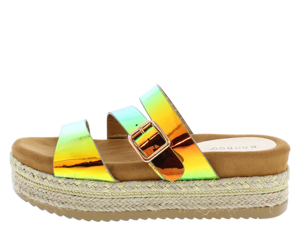 Platform Espadrille Wedge Open Toe