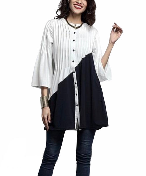 Button Down Tunic Women