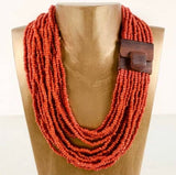 Wood Buckle Necklace