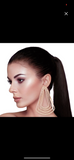 Crystal Rhinestone Graduated Concentric Teardrop Earrings