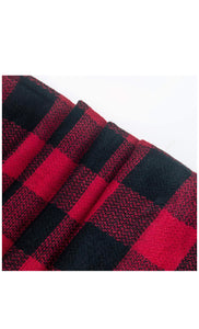 Plaid Blanket Scarf Winter Scarf for Women, Warm Soft Oversized