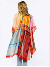 Load image into Gallery viewer, Multi Printed Silky Kimono