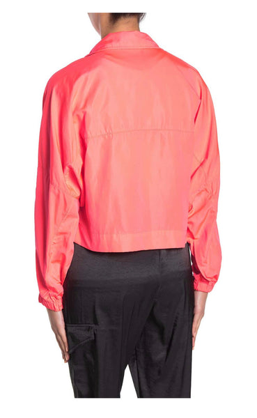 Neon Cropped Windbreaker