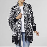 Printed Cardigan-Wrap 2 in 1