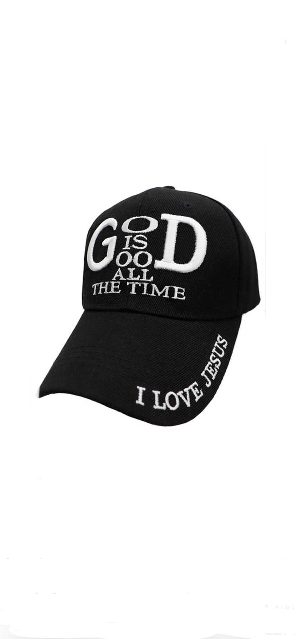 God is Good All The Time I Love Jesus Embroidered