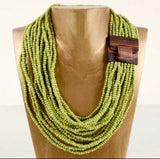 Wood Buckle Necklace