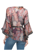 Load image into Gallery viewer, Paisley Belted Kimono