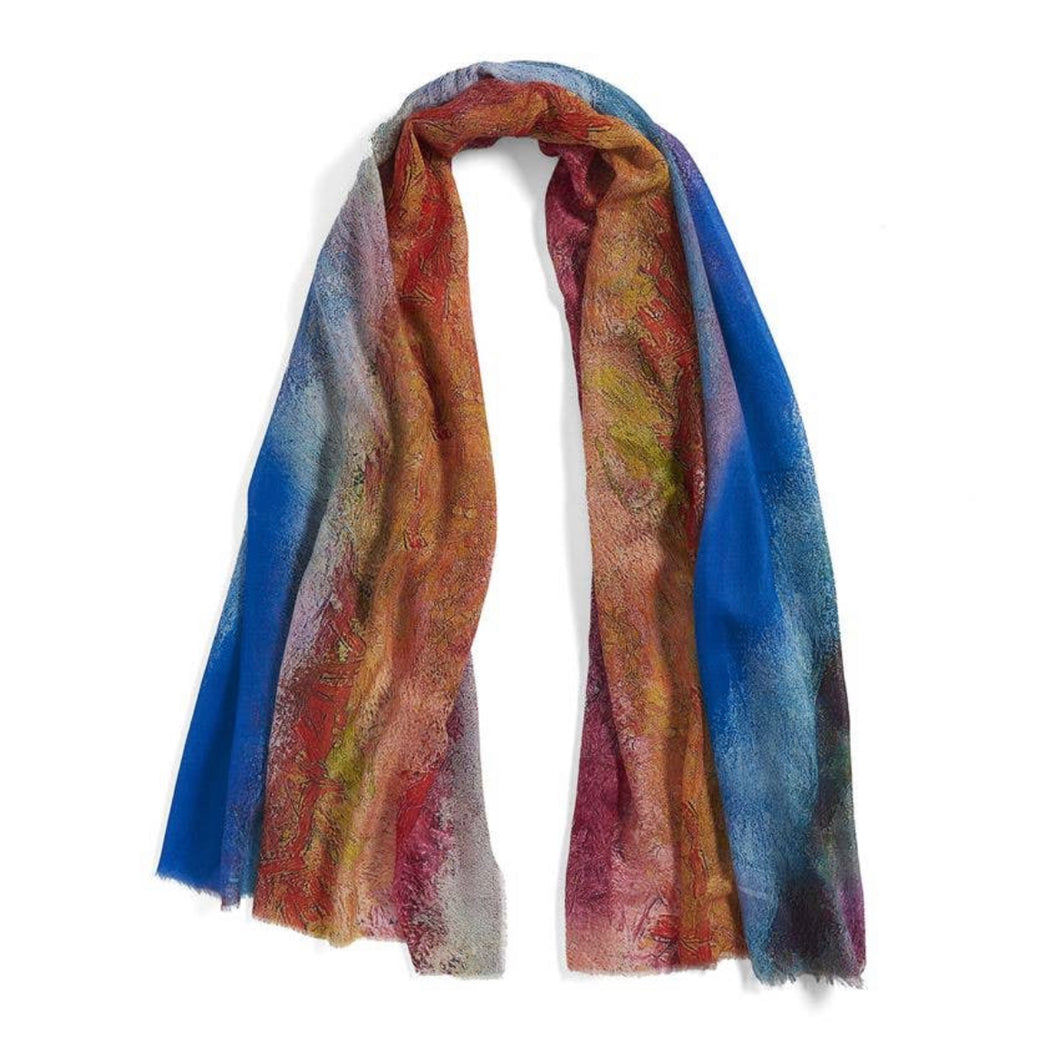 Multi color oblong scarf