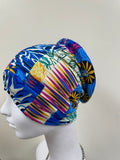 Abstract Pattern Print Turban Hats