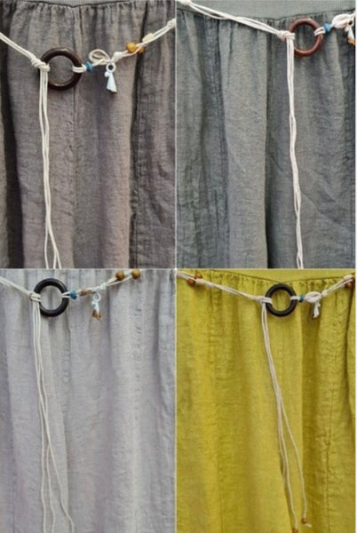 Palazzo style pants in 100% Italian Linen